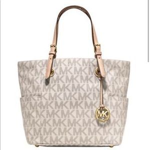 Michael Kors East West Signature Logo Tote